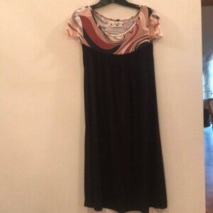 🖤✨ Sweetees Women’s Abstract Print Empire Waist Dress | Size M ✨🖤